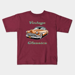 Cuban Havana Vintage Retro Old Oldtimer Classic Car Cars Kids T-Shirt